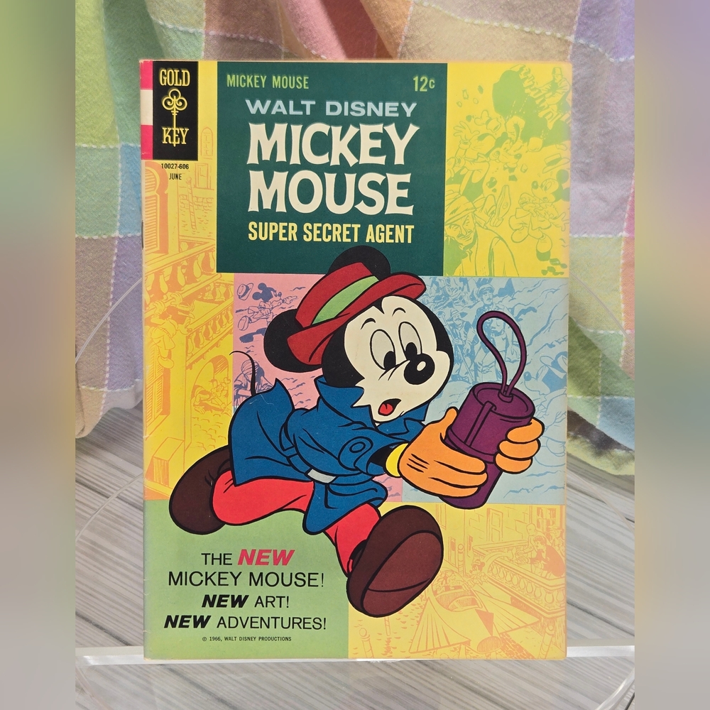 Mickey Mouse #107 - Super Secret Agent (1966) Gold Key Comics, Walt Disney